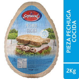 SOPRAVAL PECHUGA COCIDA 