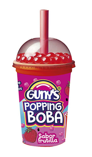 GUNYS POPPING BOBA DRINK FRUTILLA  ML