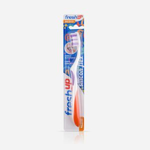 CEPILLO ADULT SILICON  CON LIMPIA LENGUA Y CERDAS DE SILICONA