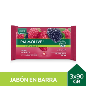 JABON NATURALS BARRA RASPBERRY BLACKBERRY X G 