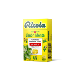 RICOLA SAZUCAR LIMON MENTA X  GR