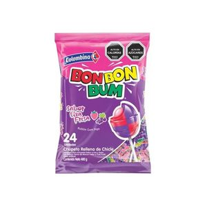 CHUPETE COLOMBINA BOB BOB BUM UVA FRESA XX G