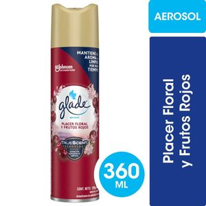 GLADE AEROSOL PLACER FLORAL Y FRUTOS ROJOS  CC