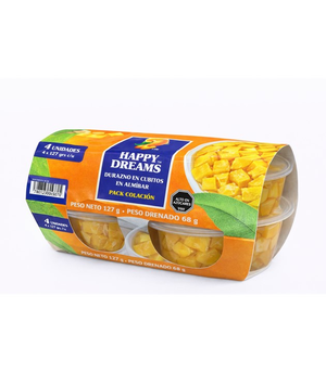 DURAZNOS EN CUB HAPPY DREAMS PACK XG