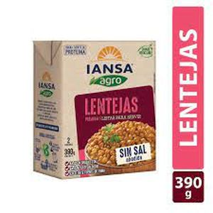 IANSA AGRO LENTEJAS LISTAS PARA SERVIR X  G