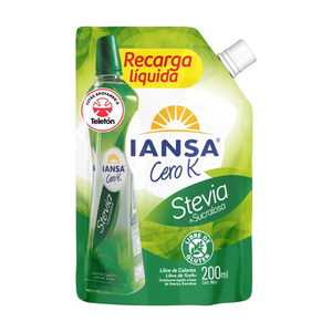 RECARGA IANSA CERO K STEVIA SUC X  ML