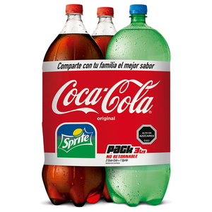 BEB TRIPACK LTR MIX COCA COLA SPRITE