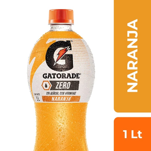 GATORADE NARANJA ZERO PET X  LT 