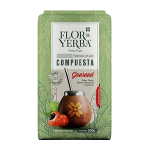 YERBA MATE FLOR COMPUESTA GUARANA X  GR