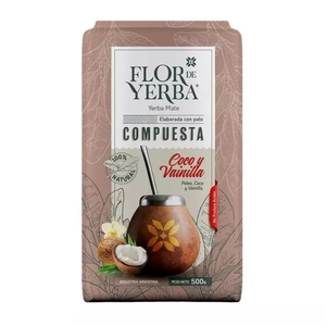 YERBA MATE FLOR COMPUESTA COCOVAINILLA X  GR