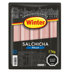 WINTER SALCHICHA DE POLLO X KG 