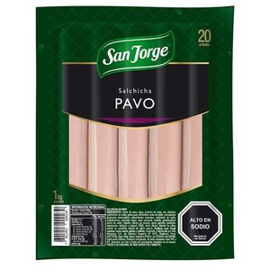 SJ SALCHICHA DE PAVO X KG 