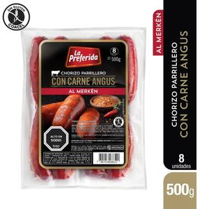 LP CHORIZO PARRILLERO ANGUS AL MERKEN GR