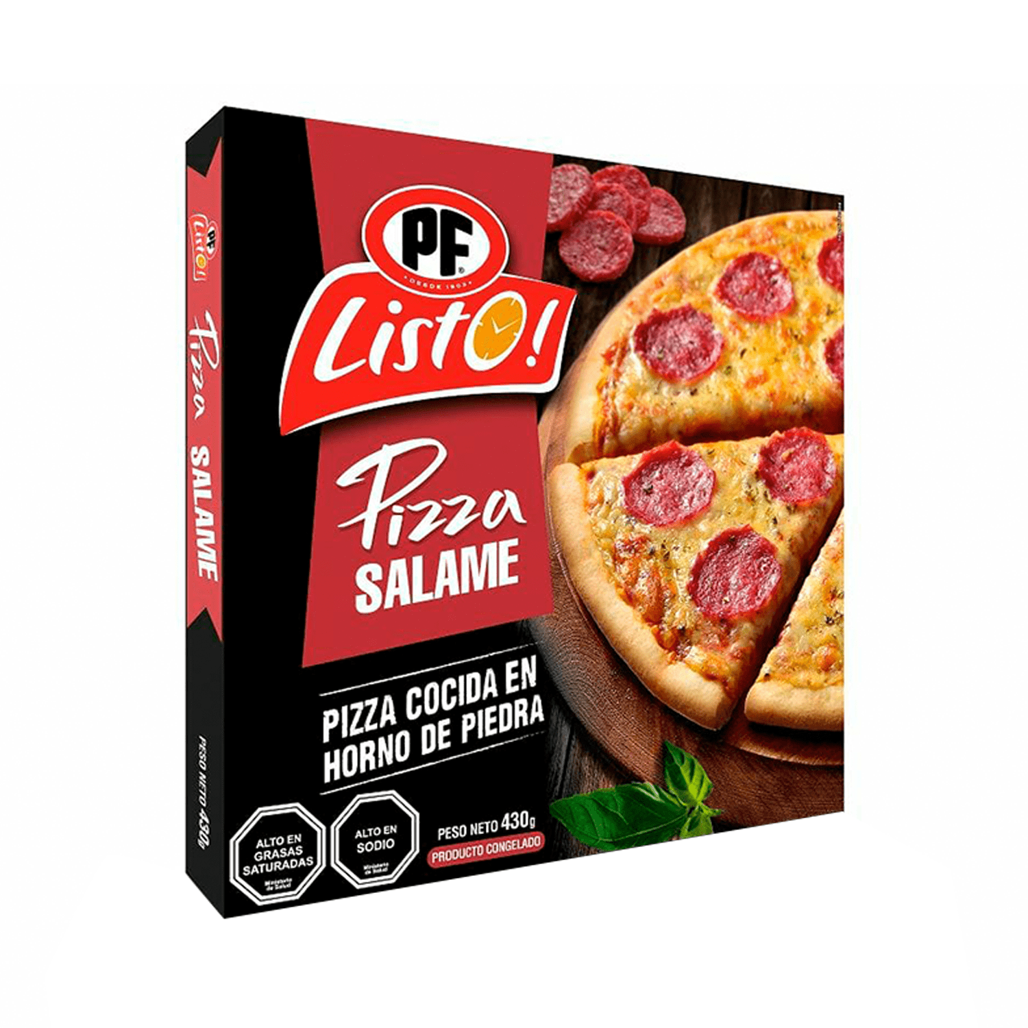 PIZZA SALAME LISTO X  G XD
