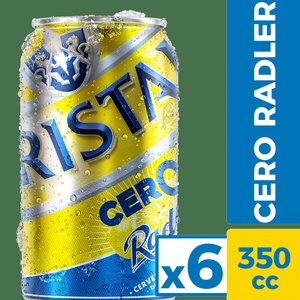 CERV CRISTAL RADLER CERO LATA PACK X CC 