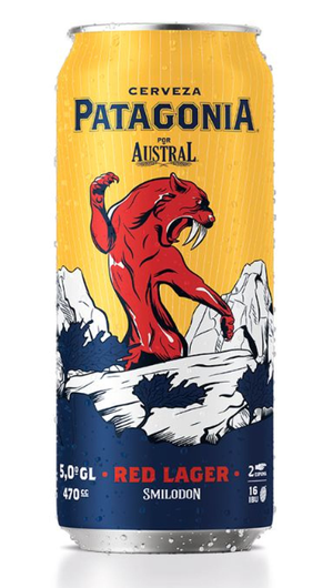 CERV AUSTRAL PATAG RED LAGER LATA X CC 
