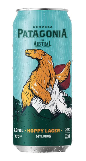 CERV AUSTRAL PATAG HOPPY LAGER LATA  X CC 
