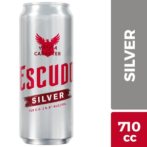 CERV ESCUDO SILVER LATA X  CC   