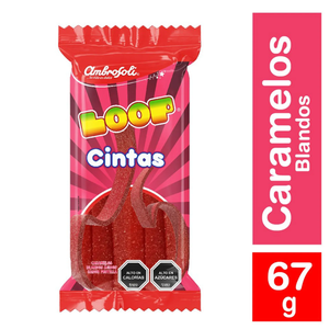 GOM AMB LOOP CINTAS  FRUTILLA X  G