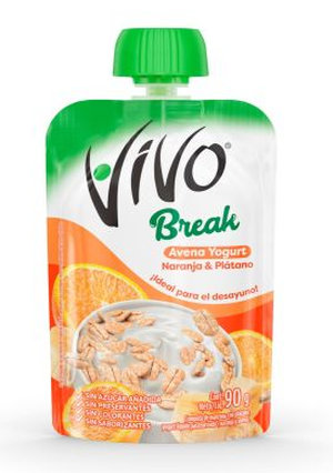 VIVO BREAK AVENA YOGURT NAR PLAT  X GR   