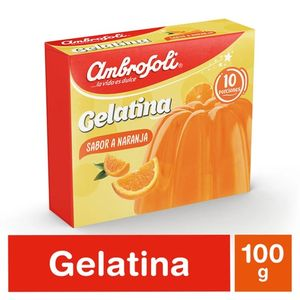 GELATINA AMB NARANJA X  GR 