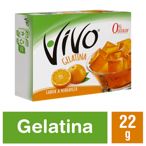 GELATINA VIVO NARANJA  X  GRS 