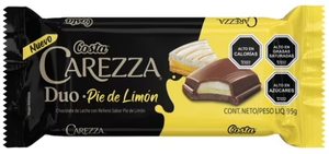 CHOC CAREZZA DOBLE RELLENO PIE DE LIMON  X  GR