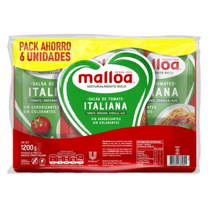 MALLOA PACK SALSA ITALIANA  XXGRS