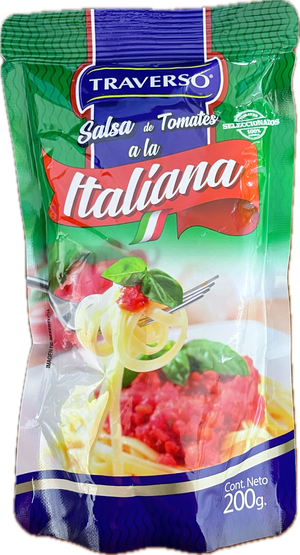 SALSA DE TOMATES TRAVERSO ITALIANA X   G