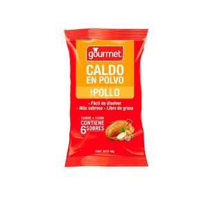 CALDO EN POLVO POLLO GOURMET X GR