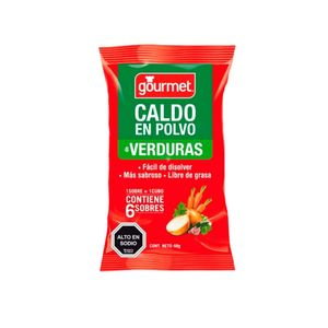CALDO EN POLVO VERDURA GOURMET X GR