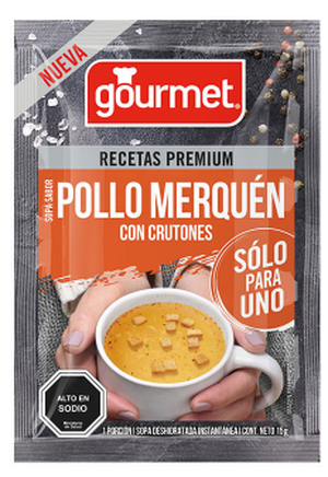 SOPA SPU MERQUEN CCRUTONES GOURMET X  GR