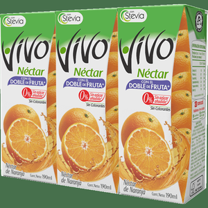 NECTAR VIVO NARANJA PACK  X ML 