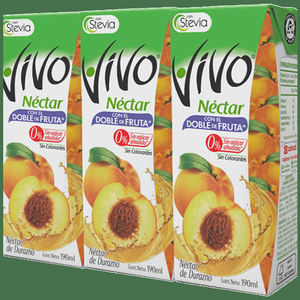 NECTAR VIVO DURAZNO PACK X ML 