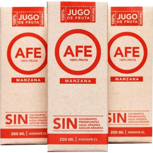 JUGO AFE TETRA MANZANA  X  ML