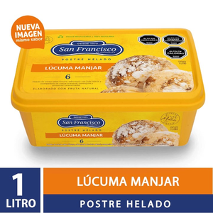 HELADO SAN FCO LUCUMA MANJAR XLT