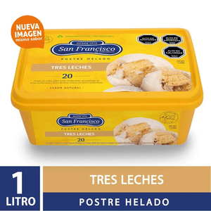 HELADO SAN FCO TRES LECHES X LT
