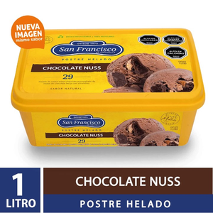 HELADO SAN FCO CHOCOLATE NUSS PREMIUM  XLT