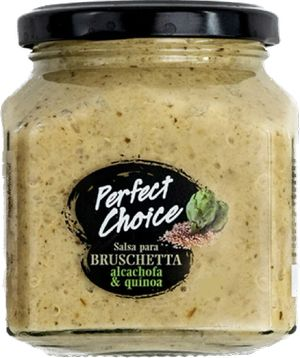PER CHOICE BRUSCHETTA DE ALCACHOFA Y QUINOA X GR