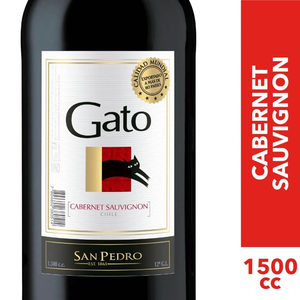 VINO GATO BOTELLON CAB SAUVIGNON  L 