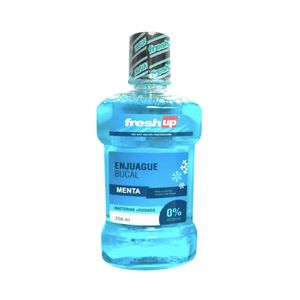 ENJUAGUE BUCAL MENTA ZERO ALCOHOL  FRESH UP X ML
