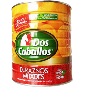 DURAZNO EN MITADES DOS CABALLOS X  KG   