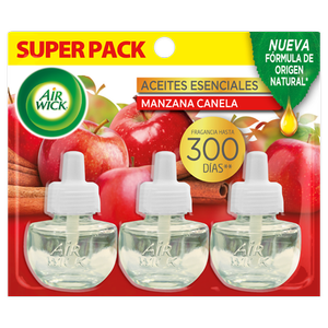 AIRWICK ELEC MANZANA CANELA REC X ML