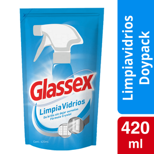 GLASSEX LIMPIAVIDRIOS DOY PACK X  ML