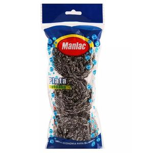 ESPONJA PLATA X  UNI MANLAC 