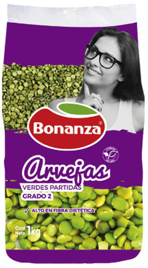 ARVEJAS PARTIDAS VERDES BONANZA X KG