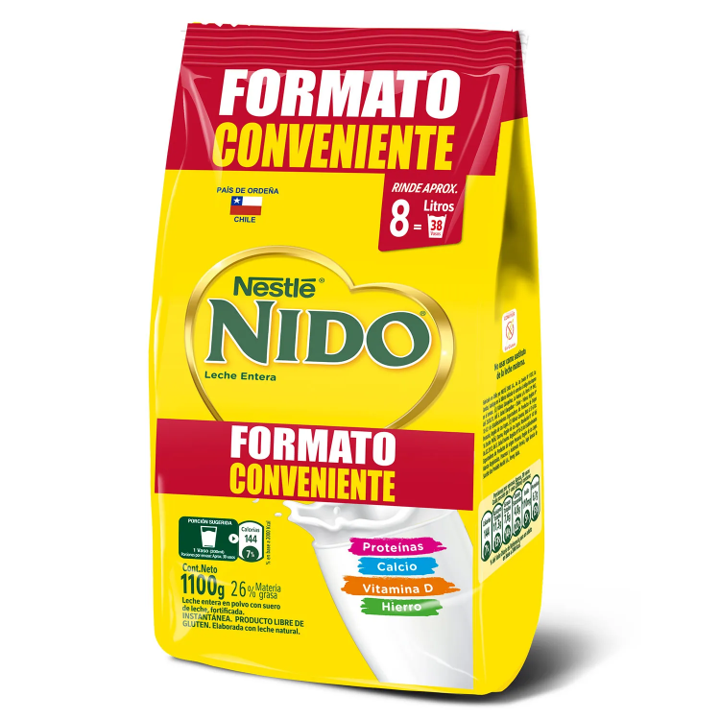 NIDO LECHE INSTNUEVA FORMULA X  KG 
