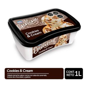 SAVORY LA CREMERIA COOKIES Y CREAM X  LT
