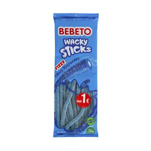 GOM BEBETO WACKY STICKS FIZZI FRAMBUESA X  G