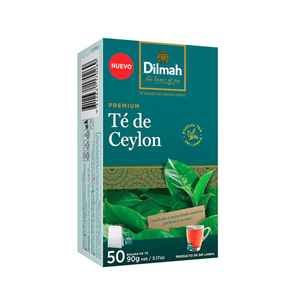 TE NEGRO DILMAH CEYLON PURE  BOLSAS X UN 
